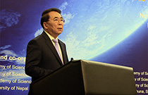 中科院院长白春礼在开幕式上致辞