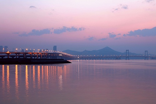 凌水湾海边景色