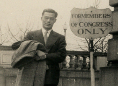 1947年，严东生在华盛顿